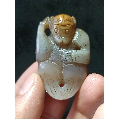 5號柜臺放漏！天然瑪瑙俏色巧雕猴，，，低價處理！喜歡直接拍！