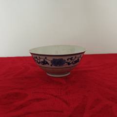 盘收藏】清乾隆手绘青花山水楼阁图盘（以图为准）-青花瓷-7788红宝书