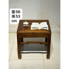 古董老黄花梨家具传世清代黄花梨雕龙纹交椅明清黄花梨家具会所_木椅/凳