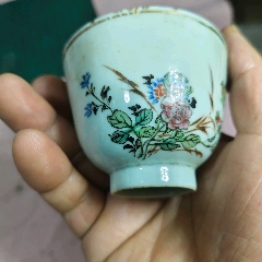 567瓷手绘粉彩花鸟瓷茶壶一把_旧瓷器_古玩于的店【7788旧书网】