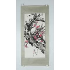 李源海，中国台湾籍岭南画派杨善深弟子《昙花图》国画书法古玩字画