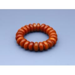 清代老蜜蜡十八子手持卡16mm重66g_蜜蜡_图片价格_收藏行情_7788集邮网