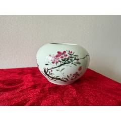 中国景德鎮  粉彩 茶入 煎茶道具  七十年代物 中国景德鎮 粉彩 茶入 煎茶道具 七十年代物 【公式通販】