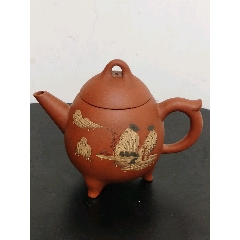 怪王浮雕紫砂壶_紫砂壶_雁翎刀的二手商店【7788旧书网】