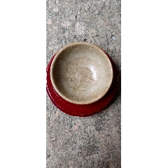 大清光绪年制豆青釉高足花口洗_青瓷/秘色瓷_中古堂古玩【7788瓷器】