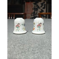 民国粉彩白菜纹饰大笔筒华利厂造款古玩文房老瓷器_旧瓷器_东来号【7788