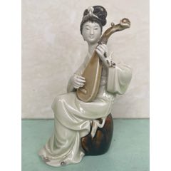 福建会馆游长子造粉彩福禄寿三星瓷塑_雕塑瓷/瓷雕_东来号【7788旧书网】