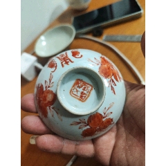 民国红釉苹果尊老瓷器民国瓷_红釉瓷_戴维妮娅古玩古董商【7788旧书网】
