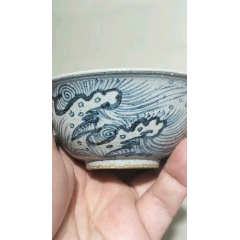 元青花龙纹象耳大瓶，高61.5公分_青花瓷_炳煌堂【7788红宝书】