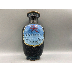 日本传统工艺｜七宝烧｜铜胎烧珐琅｜托盘茶盘｜个人闲置｜瑕疵品_其他