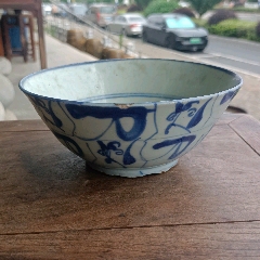明代花卉青花大碗_青花瓷_鸿运堂古玩瓷器【7788旧书网】