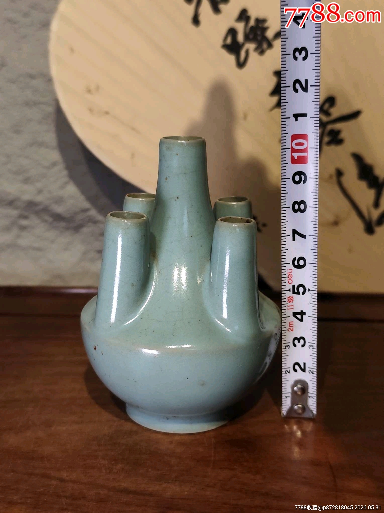 宋代天青釉細(xì)開(kāi)片五管瓶_價(jià)格9800元_第8張_7788商城__七七八八商品交易平臺(tái)(7788.com)
