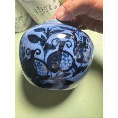 七十年代孔雀蓝釉花瓶_蓝釉瓷_锦鑫古玩店【7788旧书网】