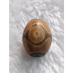 藏传满朱砂双天地多彩象雄天珠59.6*16毫米_天珠_珠颜不改【7788红宝书】