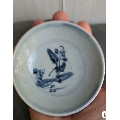 清代青花缠枝莲卷缸_青花瓷_碧华堂【7788旧书网】