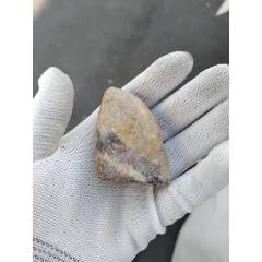 清代老寿山石白田黄印章【张照】款，尺寸2.5-2.2厘米重41.8克，包老保