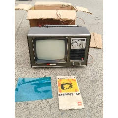 1970年代怀旧收藏古董老式松下National便携小型微型黑白电视机_电视机_