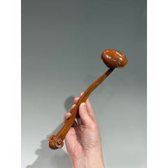 清代黄杨木雕瘦骨罗汉-木雕摆件-7788旧书网