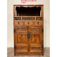 清代黄花梨百宝顶箱柜明清古典家具二手家具古董木器收藏精品古玩老物件