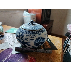 清康熙青花龙纹罐_青花瓷_恒雅斋古玩【7788旧书网】