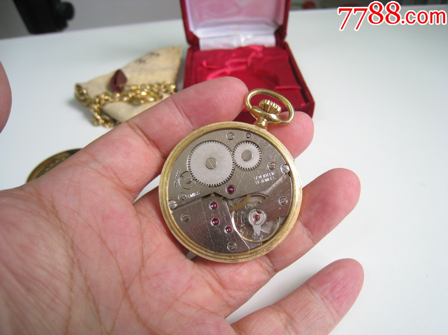 瓦特6497包金瑞士懷【手動(dòng)機(jī)械】男美品新凈帶原盒庫存級(jí)_價(jià)格560元_第12張_