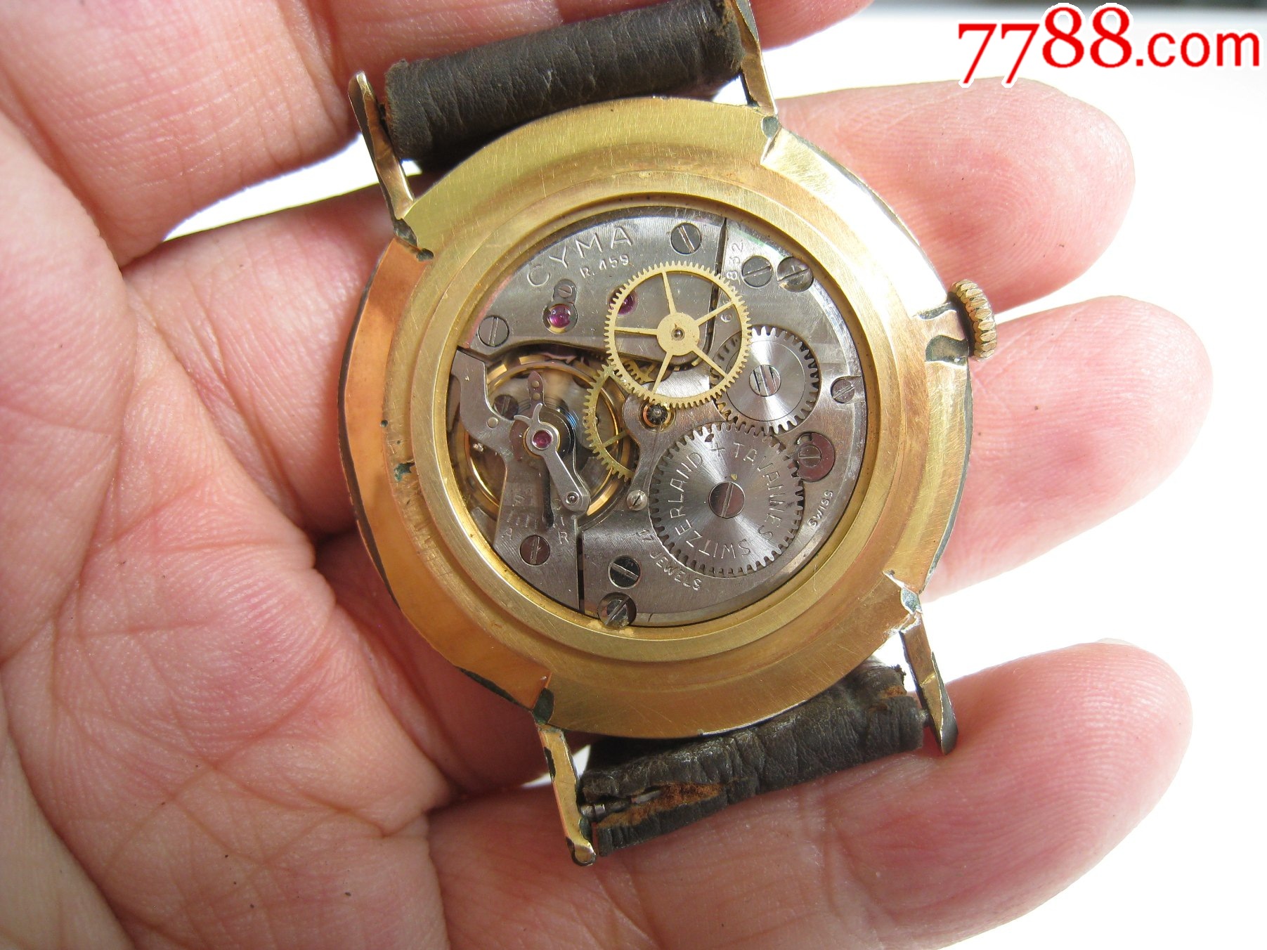 西馬外跨輪459包金瑞士表【手動(dòng)機(jī)械】男_價(jià)格360元_第12張_