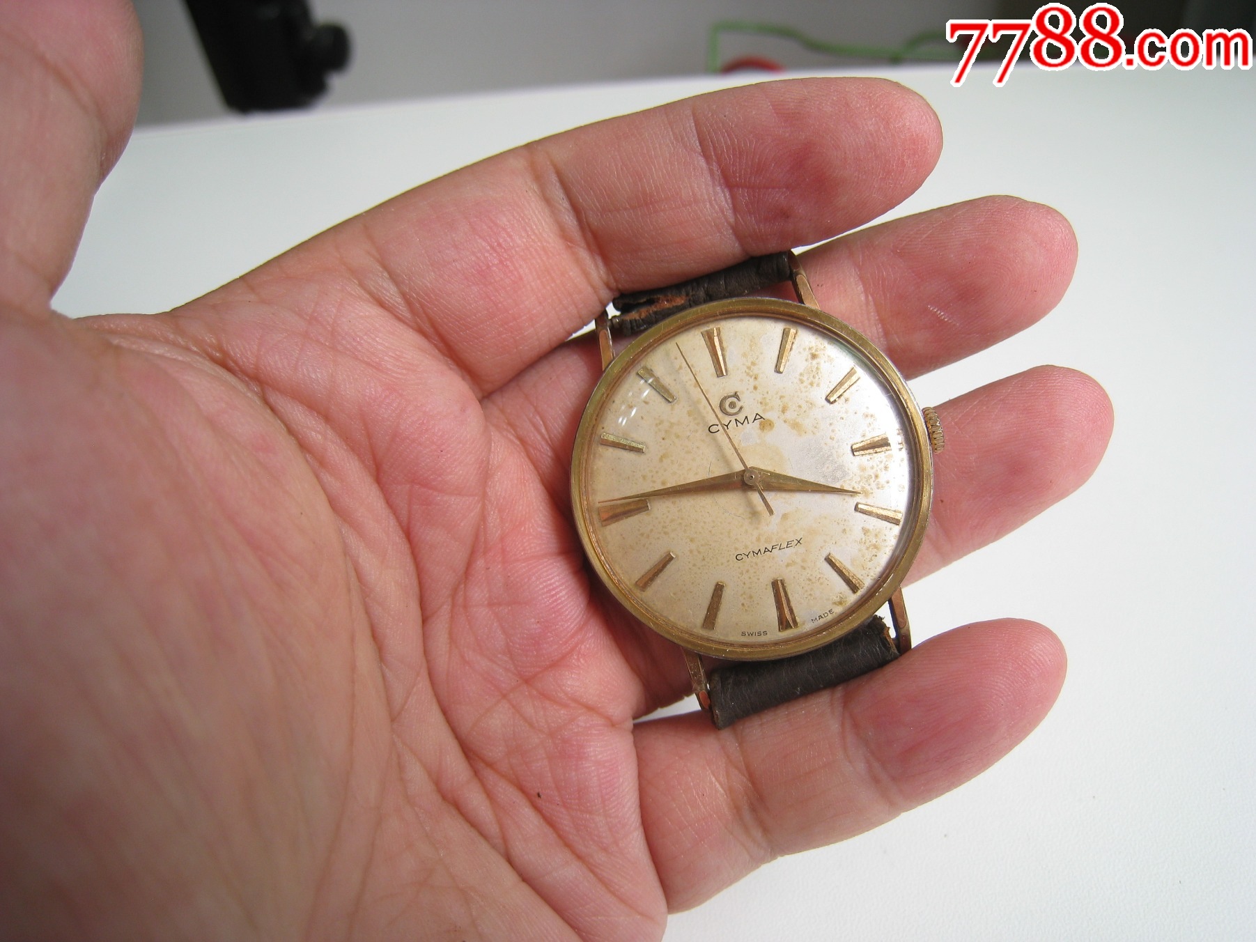 西馬外跨輪459包金瑞士表【手動(dòng)機(jī)械】男_價(jià)格360元_第4張_