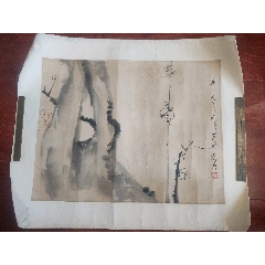 文瑛工笔旧裱绢本花鸟立轴_花鸟国画原作_苏恒堂【7788收藏】