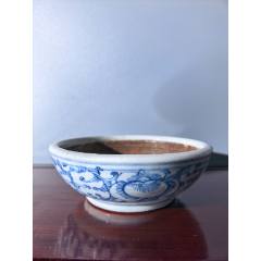 清代嘉庆青花缠枝莲大盘_青花瓷_博古状元老货店【7788红宝书】