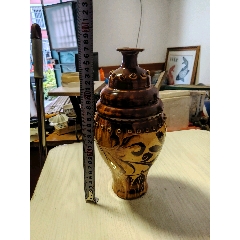 中国美術 古玩 米黄釉堆白花鳥花瓶 景德鎭製 景德镇建国瓷厂黄釉堆白梅花盖杯一对_黄釉瓷_怀旧时光古玩店【7788红宝书】